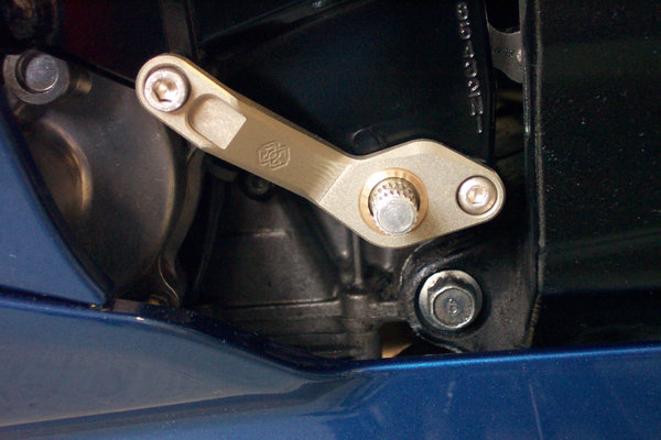 Gilles Shiftholder Kit titan für Suzuki GSX-R 1000, 05 - 06